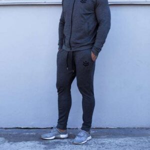 SUMMIT Athleisure Trackpants – Charcoal