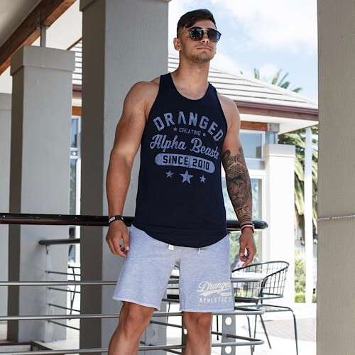 Alpha Beast Tank - Navy - Image 3