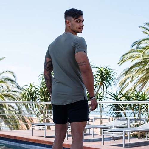 DRNGD 3D Alpha Tee - Olive - Image 4