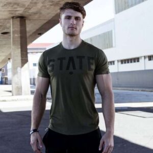 STATE Hybrid Tee – Olive