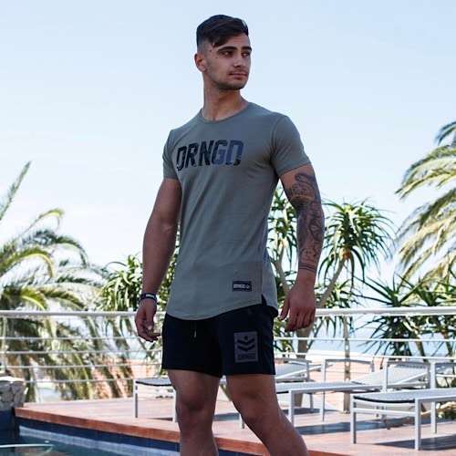 DRNGD 3D Alpha Tee - Olive - Image 3