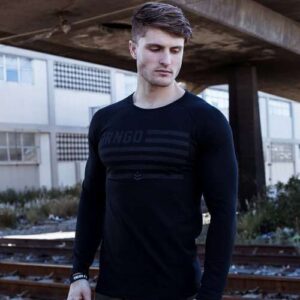 DRNGD Nation L/S Raglan Tee – Black