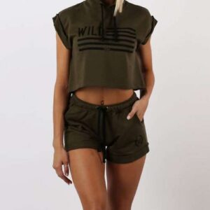 WILDCAT College Shorts – Olive