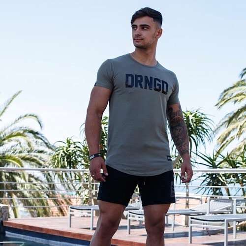 DRNGD 3D Alpha Tee - Olive - Image 2