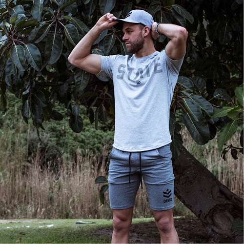 STATE Hybrid Tee - Grey Melange - Image 2