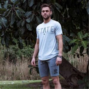 STATE Hybrid Tee - Grey Melange
