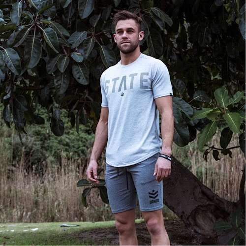STATE Hybrid Tee - Grey Melange