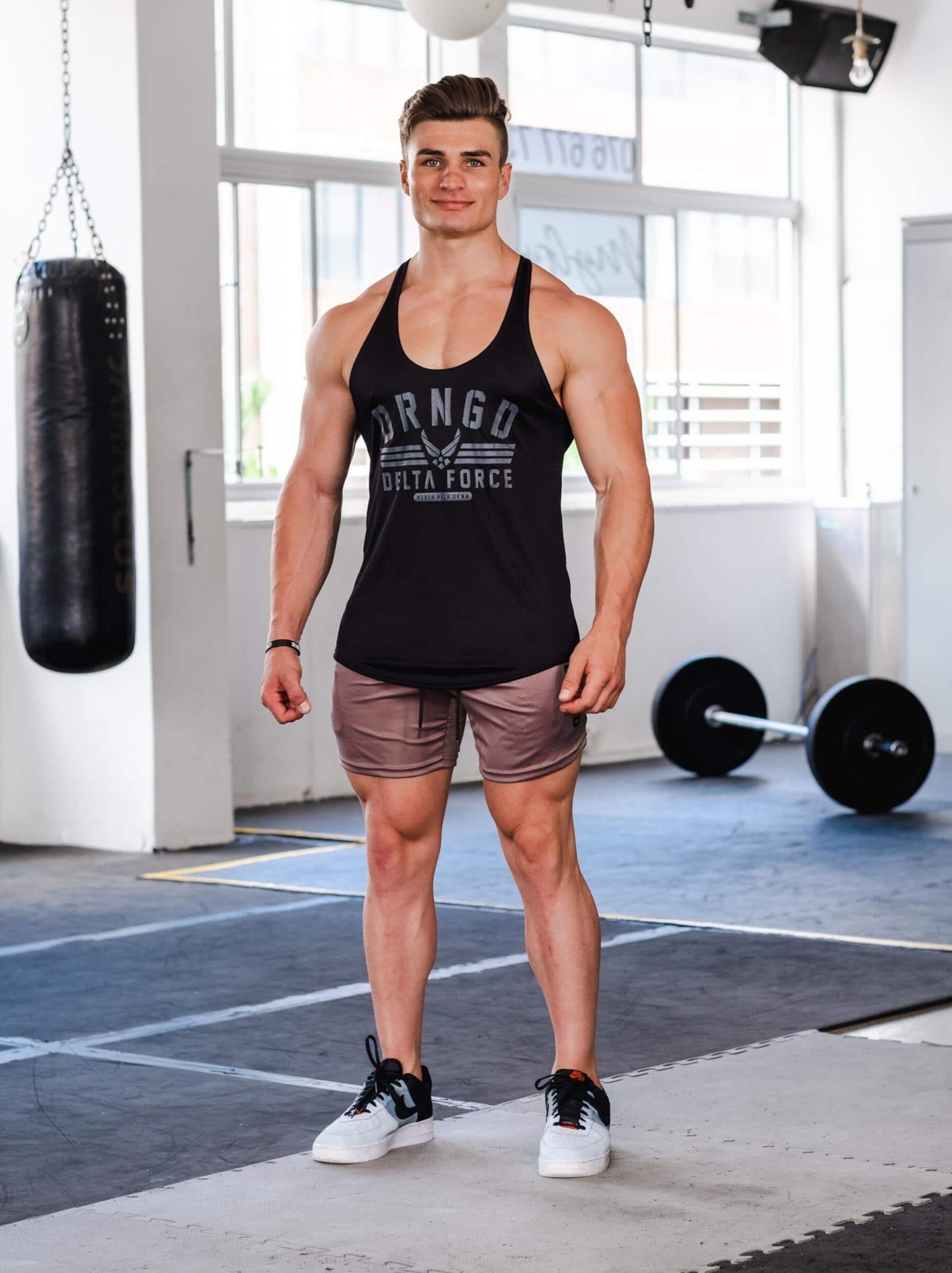 DRANGED DELTA FORCE Singlet - Black - Image 2