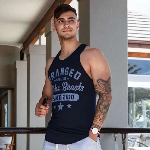 Alpha Beast Tank - Navy - Image 5