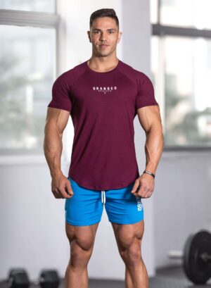 ATHLETE Raglan Tee - Burgundy
